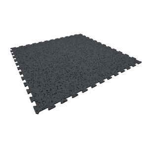 Sportvloer rubber kliktegel 7 mm darkgrey